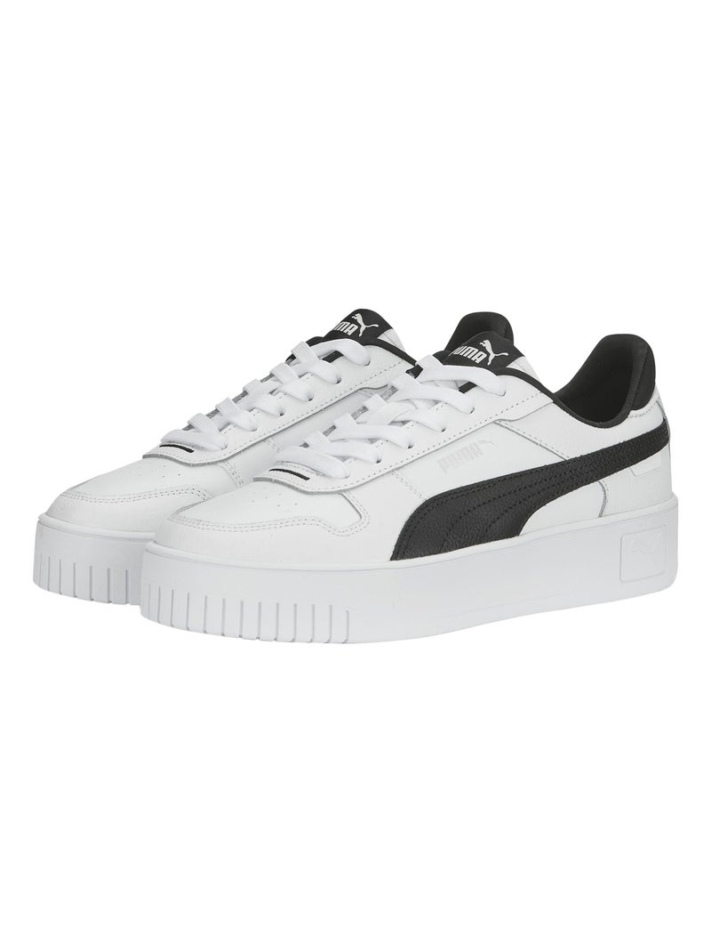 Basket Basse Cuir Puma Carina Street Blanc - Kiabi