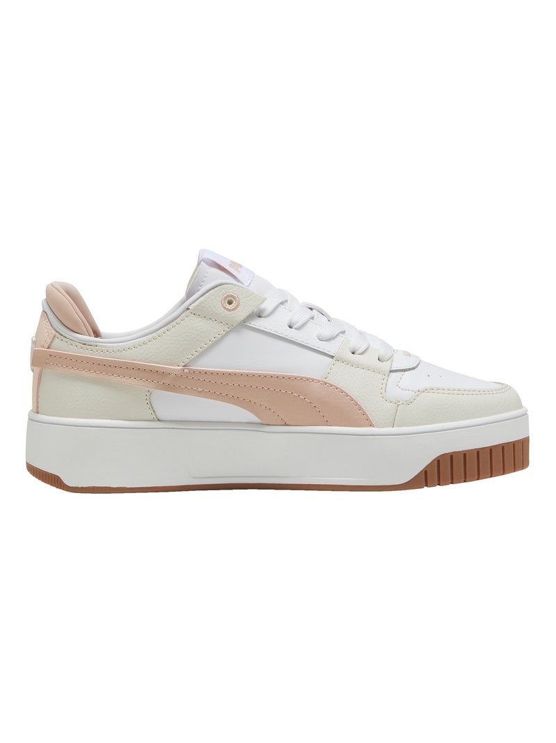 Basket Basse Cuir Puma Carina Street VTG Blanc - Kiabi