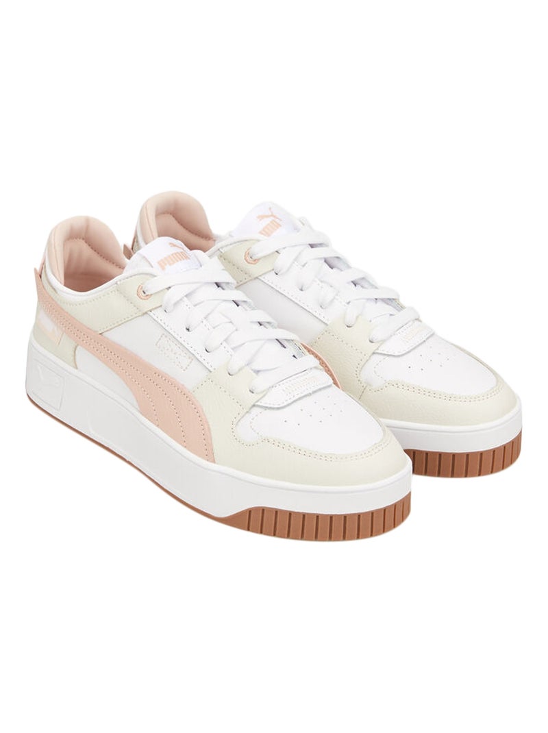 Basket Basse Cuir Puma Carina Street VTG Blanc - Kiabi
