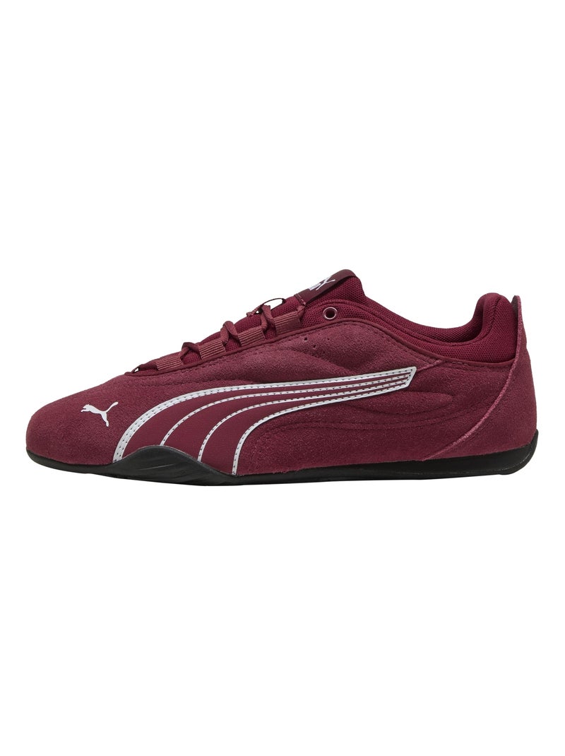Basket Basse Cuir Puma Catch SD Rouge - Kiabi