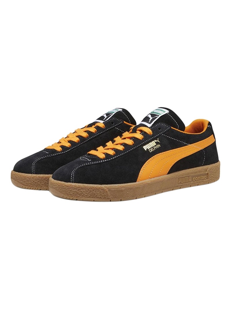 Basket Basse Cuir Puma Delphin Noir - Kiabi