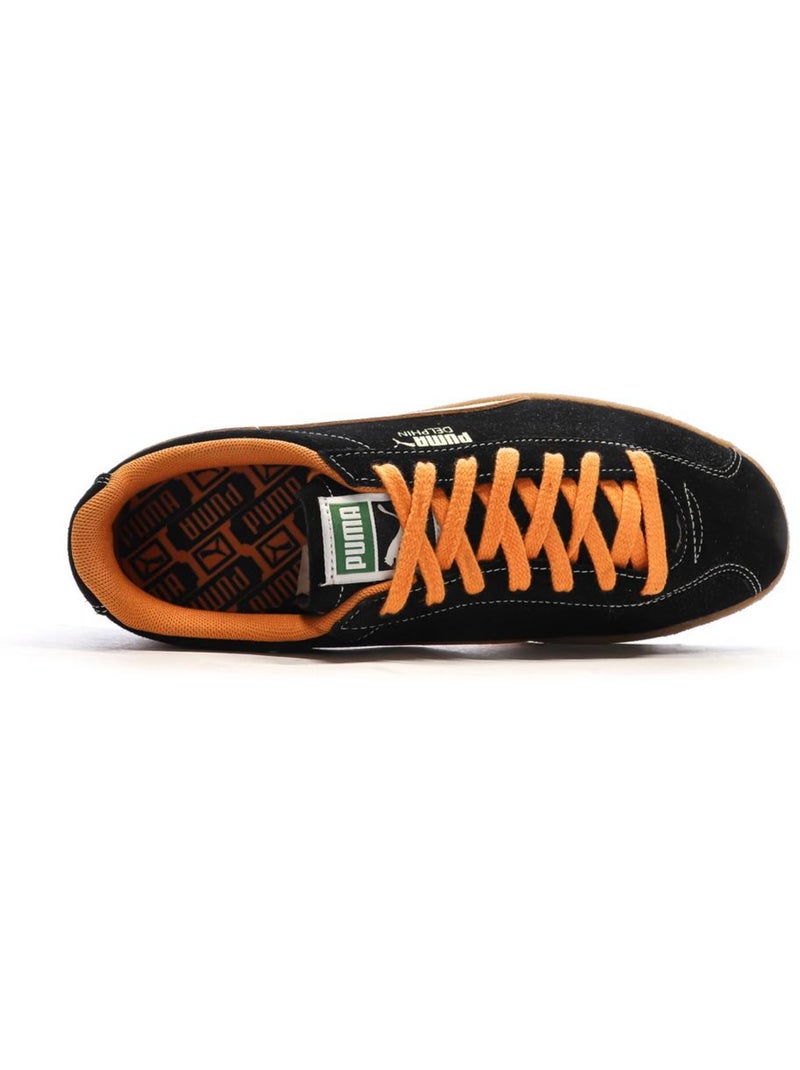 Basket Basse Cuir Puma Delphin Noir - Kiabi