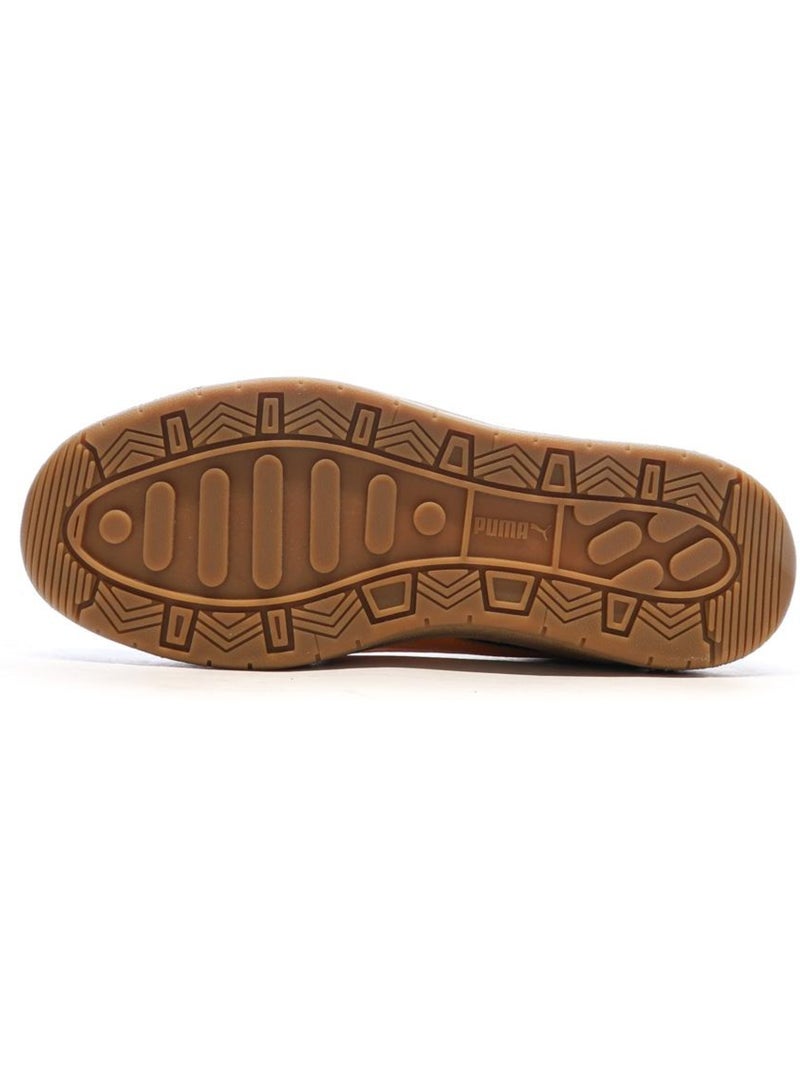 Basket Basse Cuir Puma Delphin Noir - Kiabi