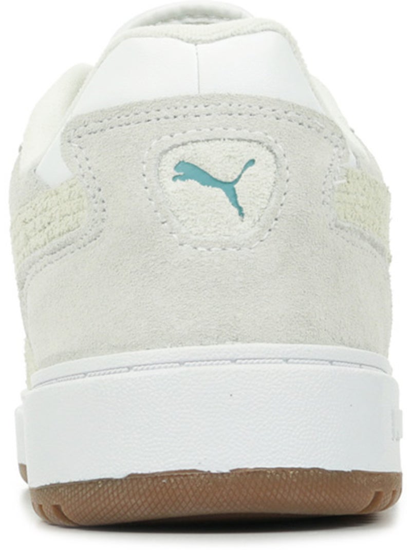 Basket Basse Cuir Puma Double Court PRM Blanc - Kiabi