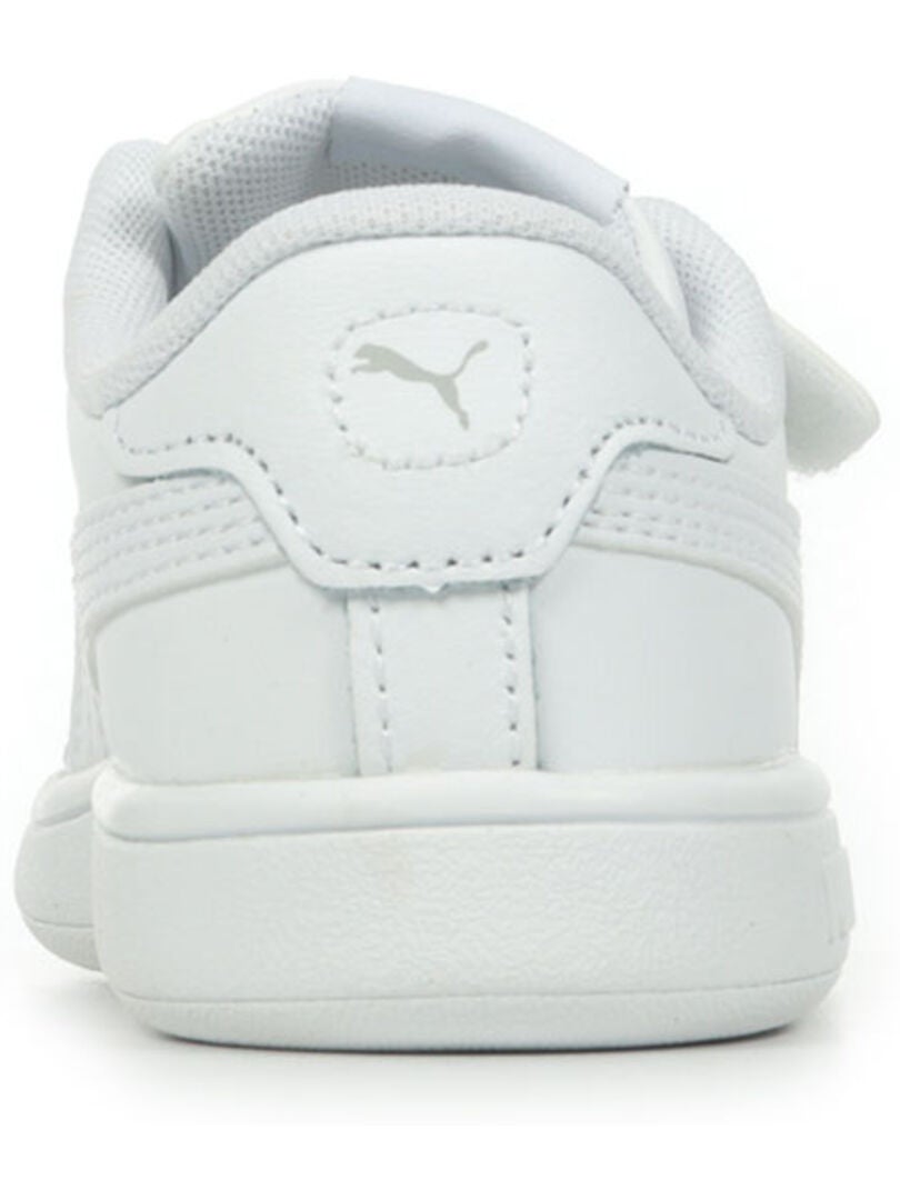 basket-basse-cuir-puma-enfant-smash-3-0-l-v-inf-blanc-kiabi-35-00