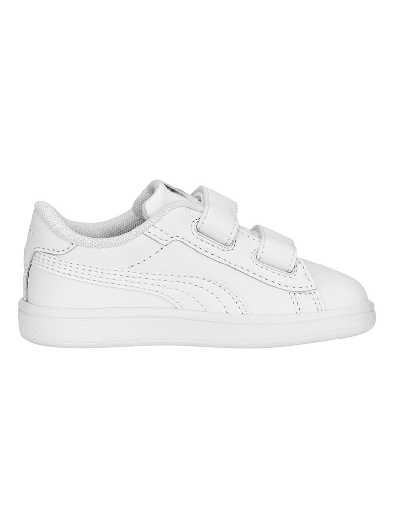 Basket Basse Cuir Puma Enfant Smash 3.0 L V Inf Blanc - Kiabi