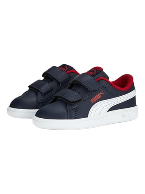 Basket Basse Cuir Puma Enfant Smash 3.0 L V Inf - Kiabi