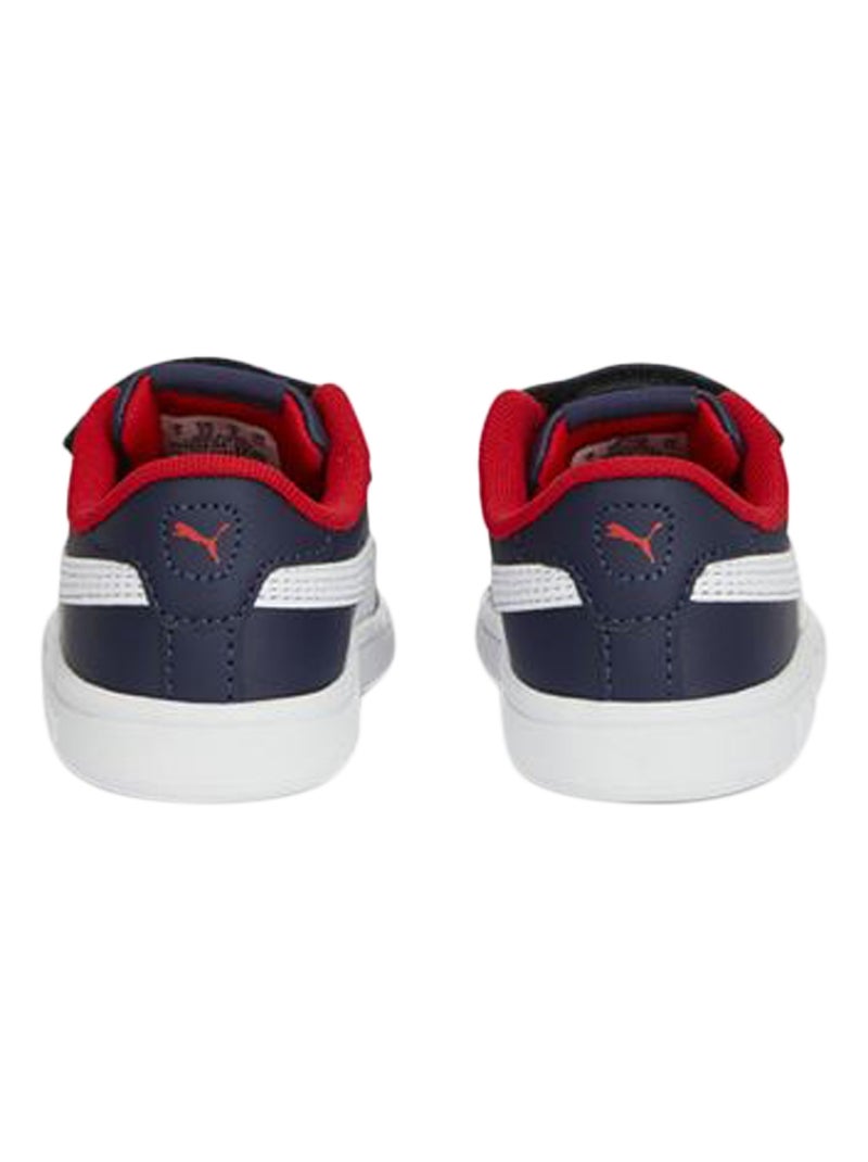 Basket Basse Cuir Puma Enfant Smash 3.0 L V Inf Bleu marine - Kiabi
