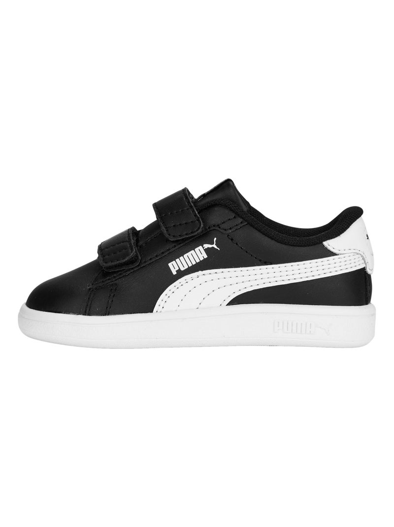 Basket Basse Cuir Puma Enfant Smash 3.0 L V Inf Noir - Kiabi