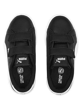 Basket Basse Cuir Puma Enfant Smash 3.0 L V Ps