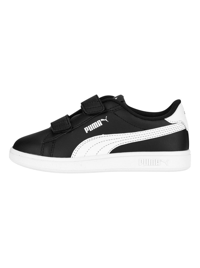 Basket Basse Cuir Puma Enfant Smash 3.0 L V Ps Noir - Kiabi
