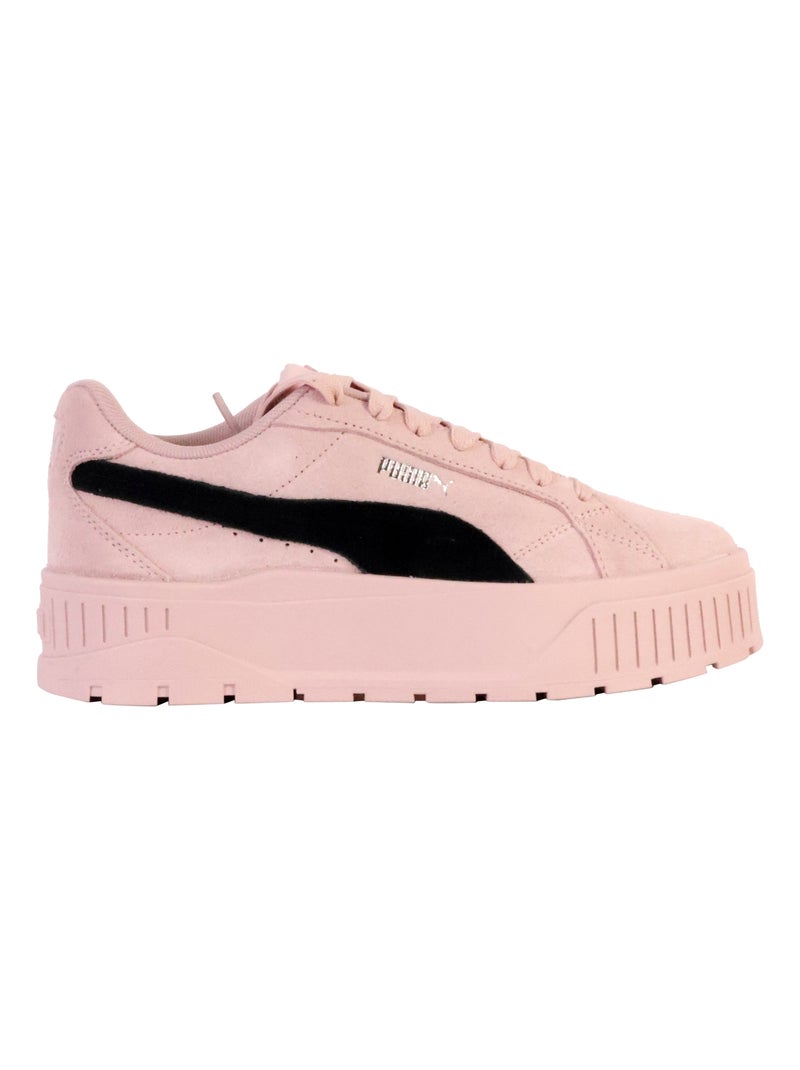 Basket Basse Cuir Puma Karmen II Mauve - Kiabi
