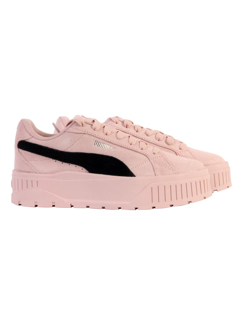 Basket Basse Cuir Puma Karmen II Mauve - Kiabi