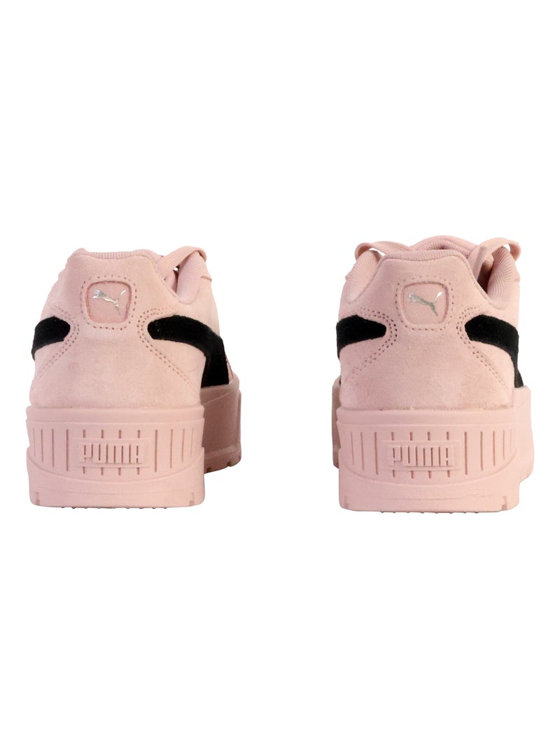 Basket Basse Cuir Puma Karmen II Mauve - Kiabi