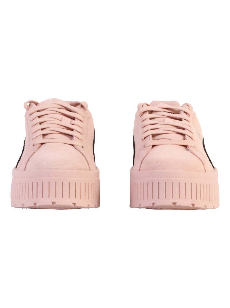 Basket Basse Cuir Puma Karmen II Mauve - Kiabi