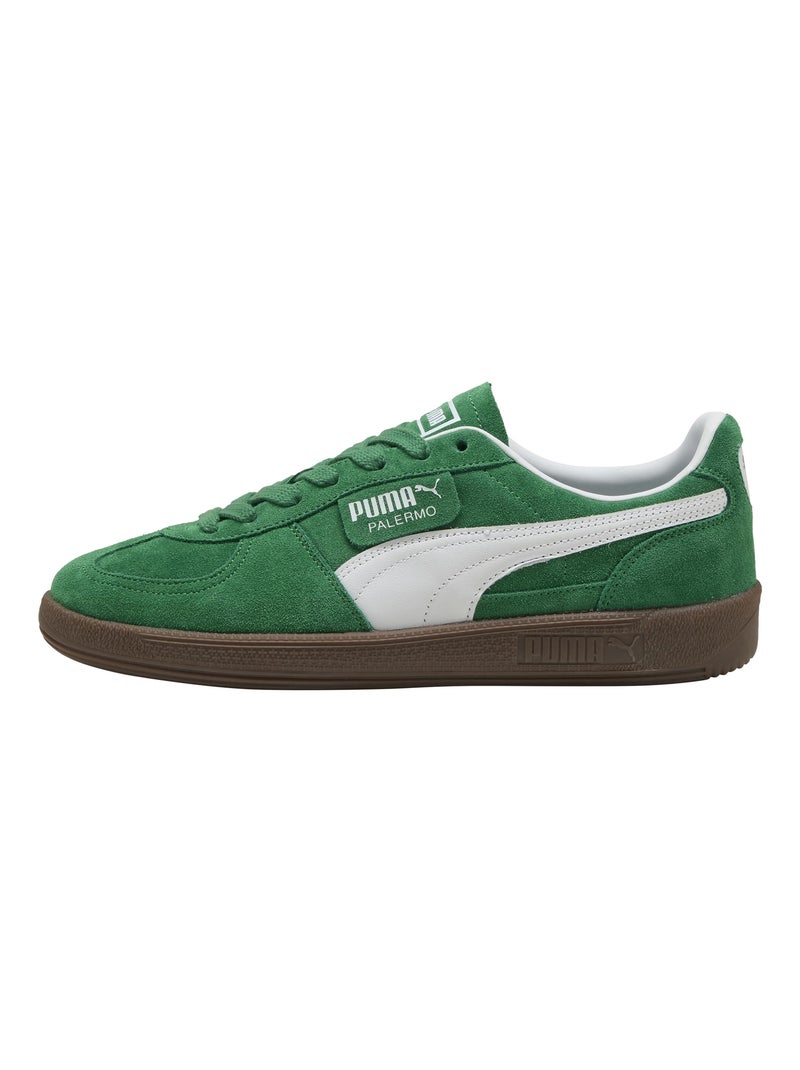 Basket Basse Cuir Puma Palermo Vert - Kiabi