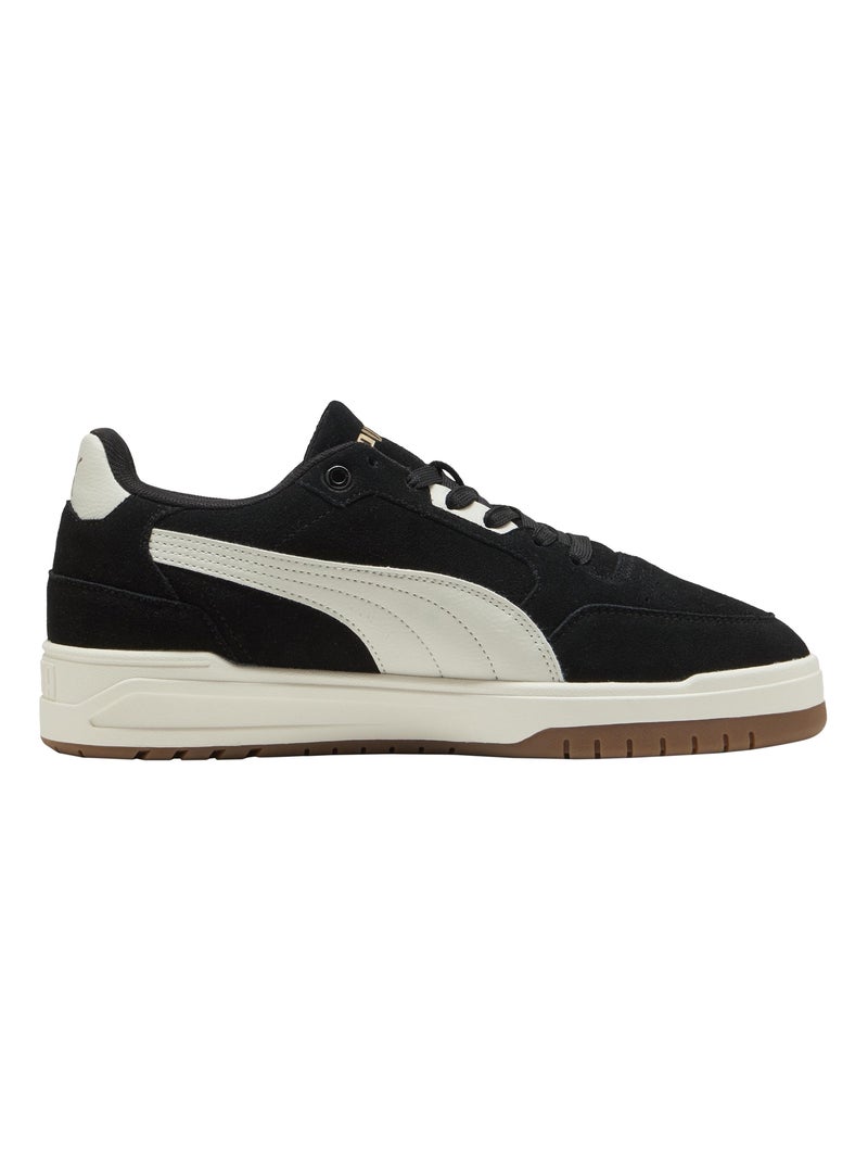 Basket Basse Cuir Puma Shuffle Downtown SD Noir Gris - Kiabi