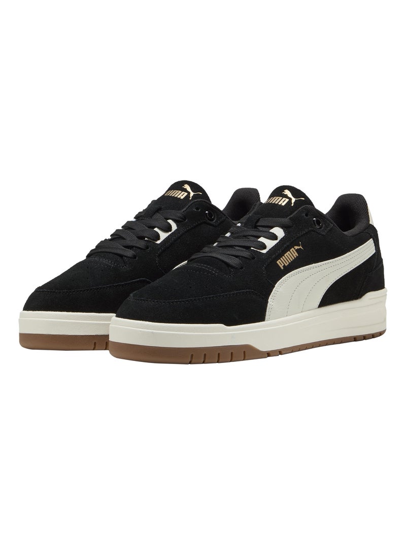 Basket Basse Cuir Puma Shuffle Downtown SD Noir Gris - Kiabi