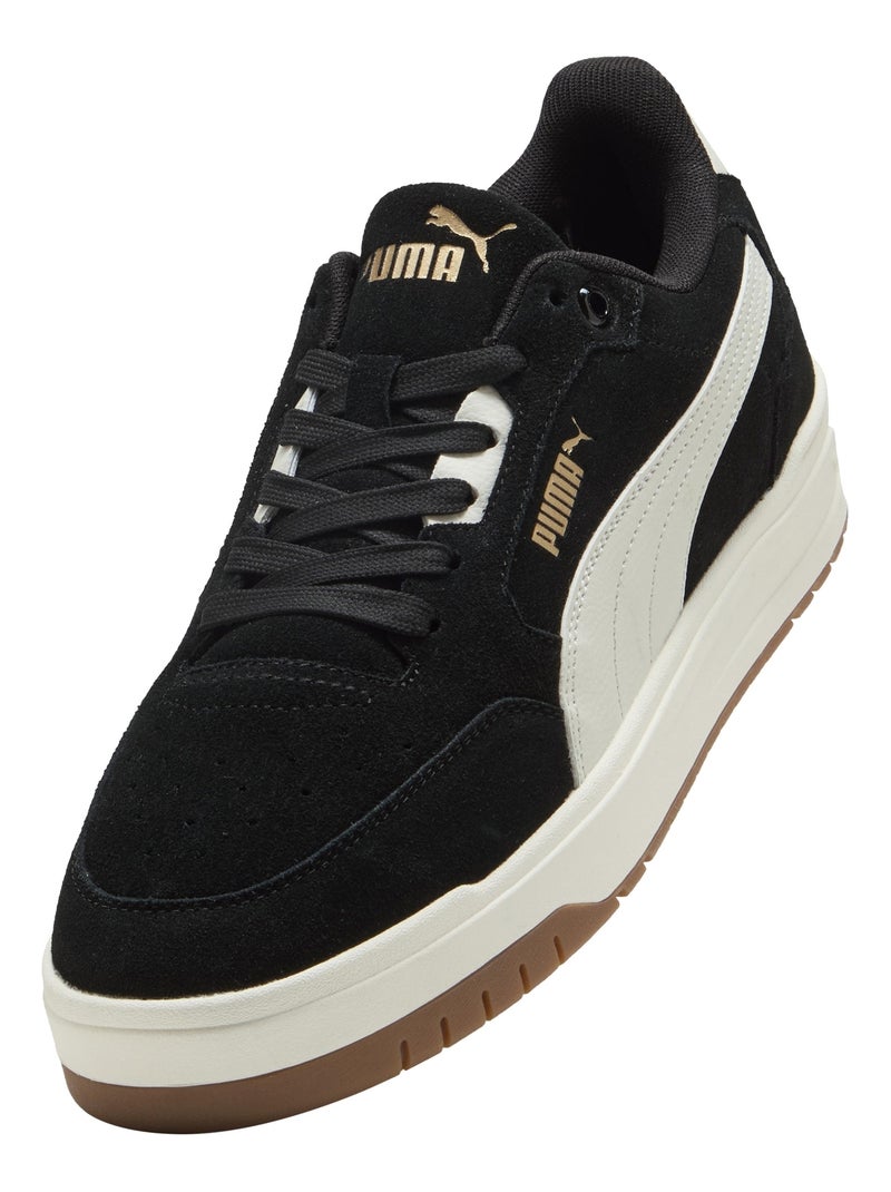 Basket Basse Cuir Puma Shuffle Downtown SD Noir Gris - Kiabi