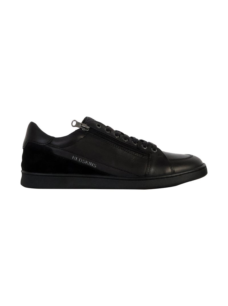Basket Basse Cuir Redskins Decent Noir - Kiabi