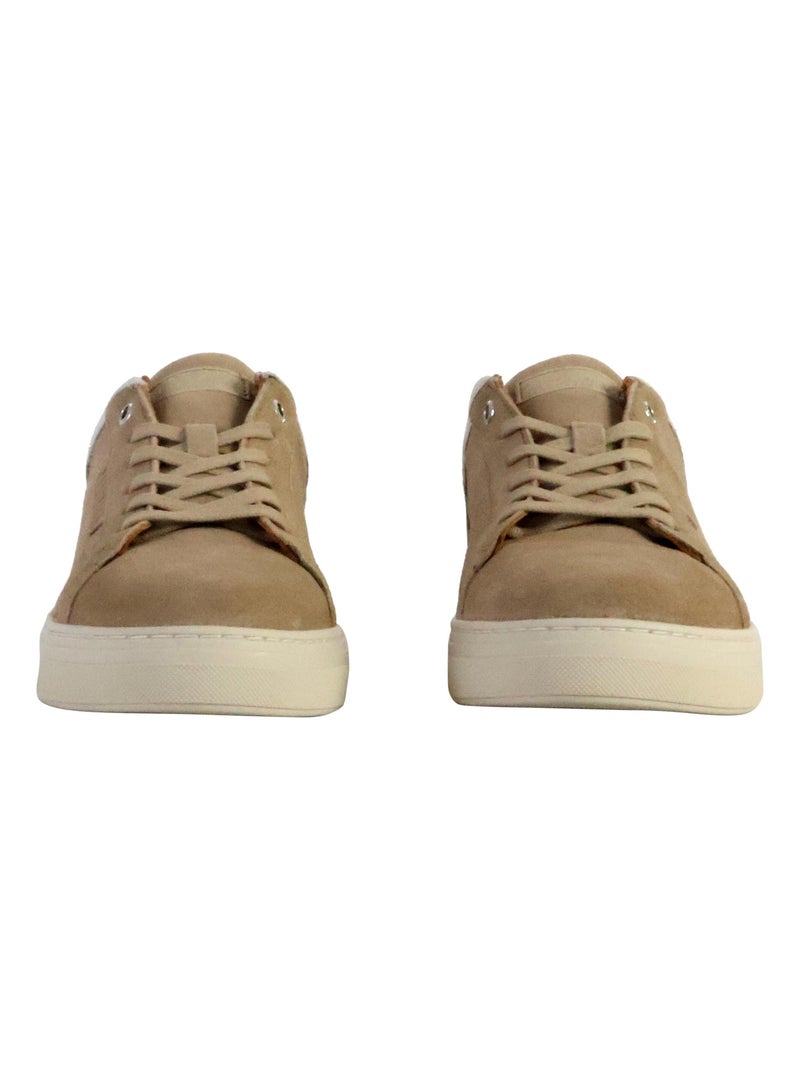 Basket Basse Cuir Redskins Helium Beige - Kiabi