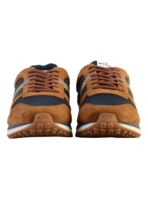 Basket Basse Cuir Redskins Island - Kiabi