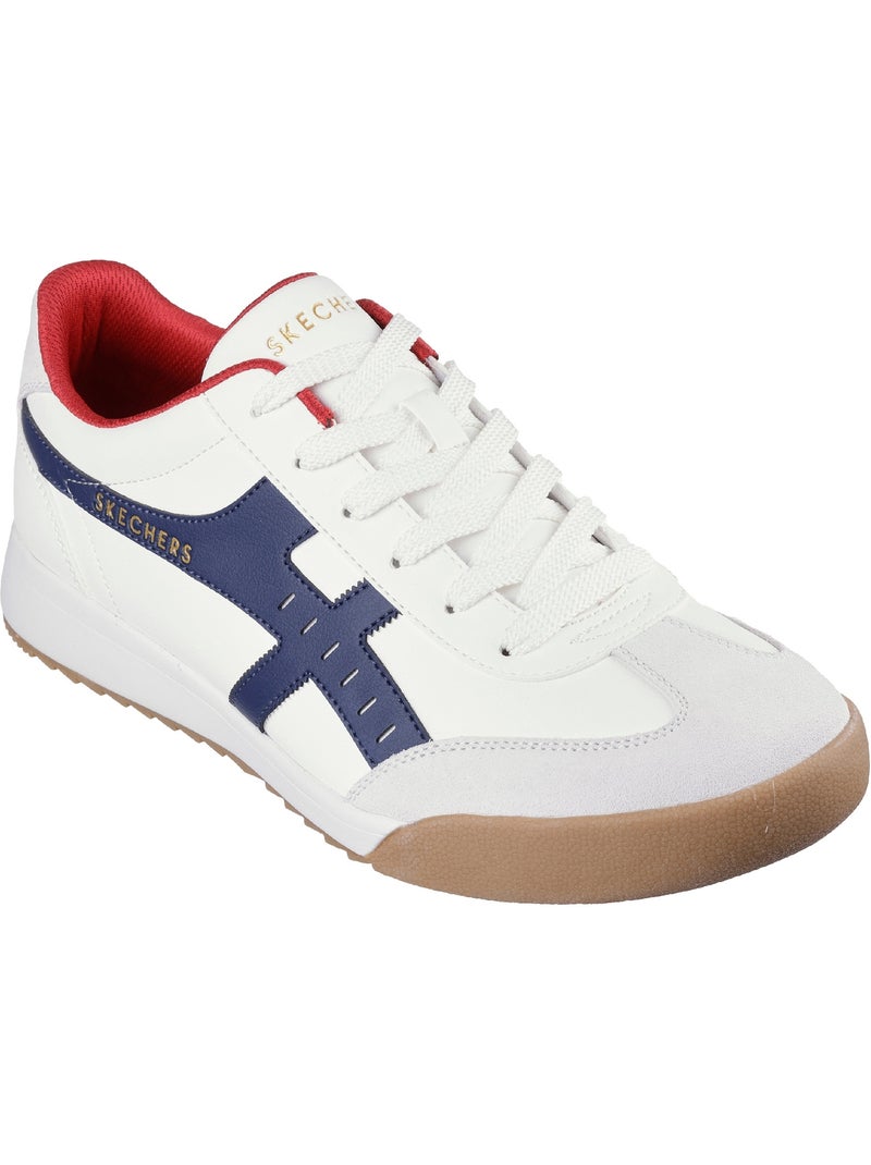 Basket Basse Cuir Sckechers Zinger  Manzanilla Totale Blanc - Kiabi