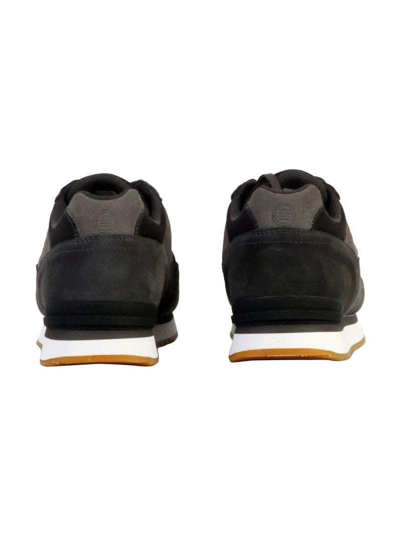 Basket Basse Cuir Serge Blanco Noir - Kiabi