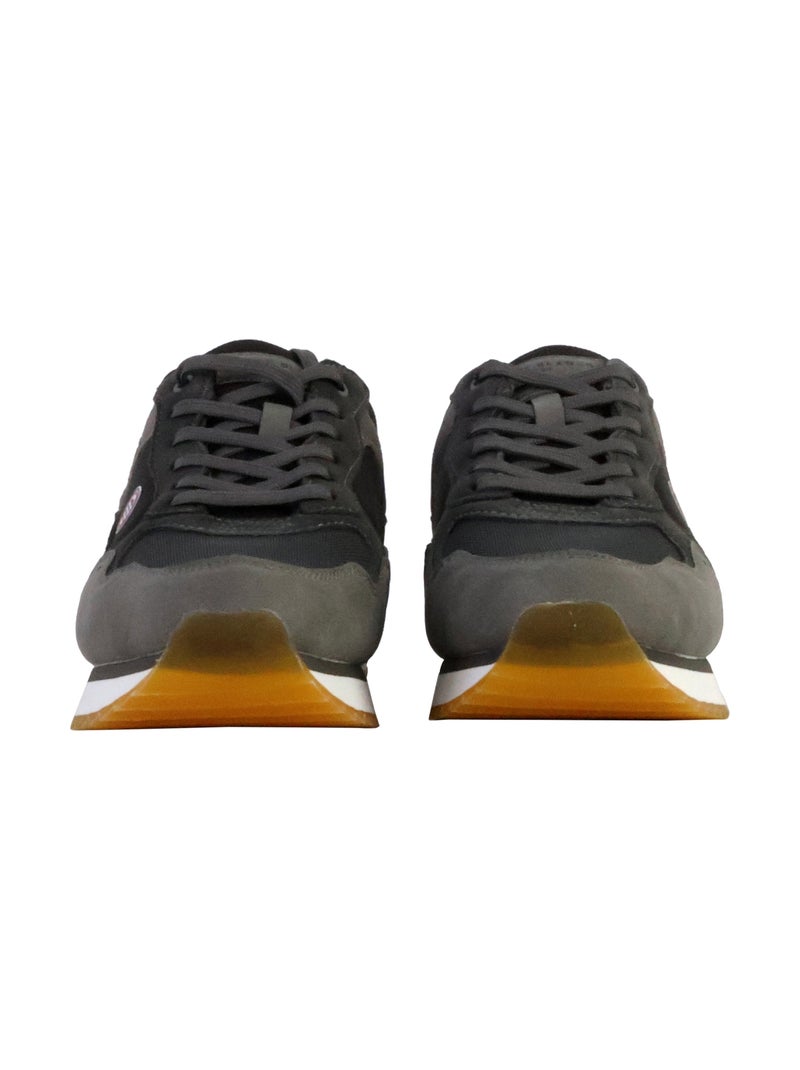 Basket Basse Cuir Serge Blanco Noir - Kiabi