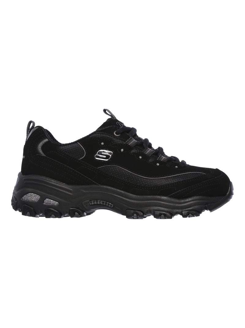 Basket Basse Cuir Skechers Biggest Fan Noir - Kiabi