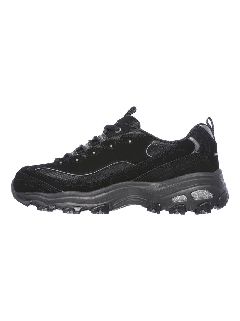 Basket Basse Cuir Skechers Biggest Fan Noir - Kiabi