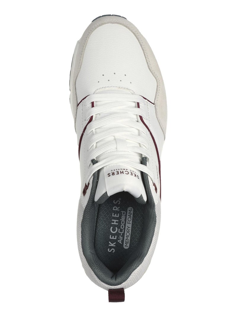 Basket Basse Cuir Skechers Uno Retro Vert - Kiabi
