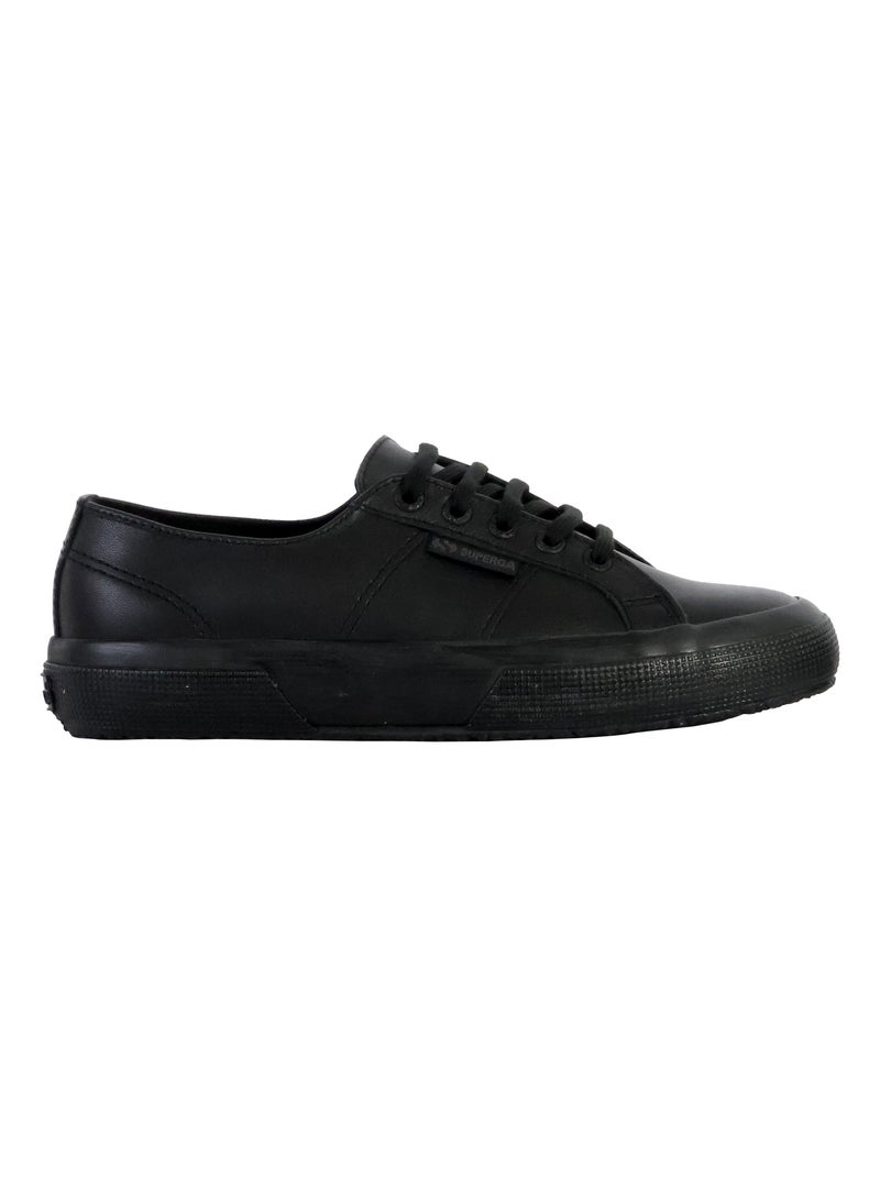 Basket Basse Cuir Superga Nappa Noir - Kiabi