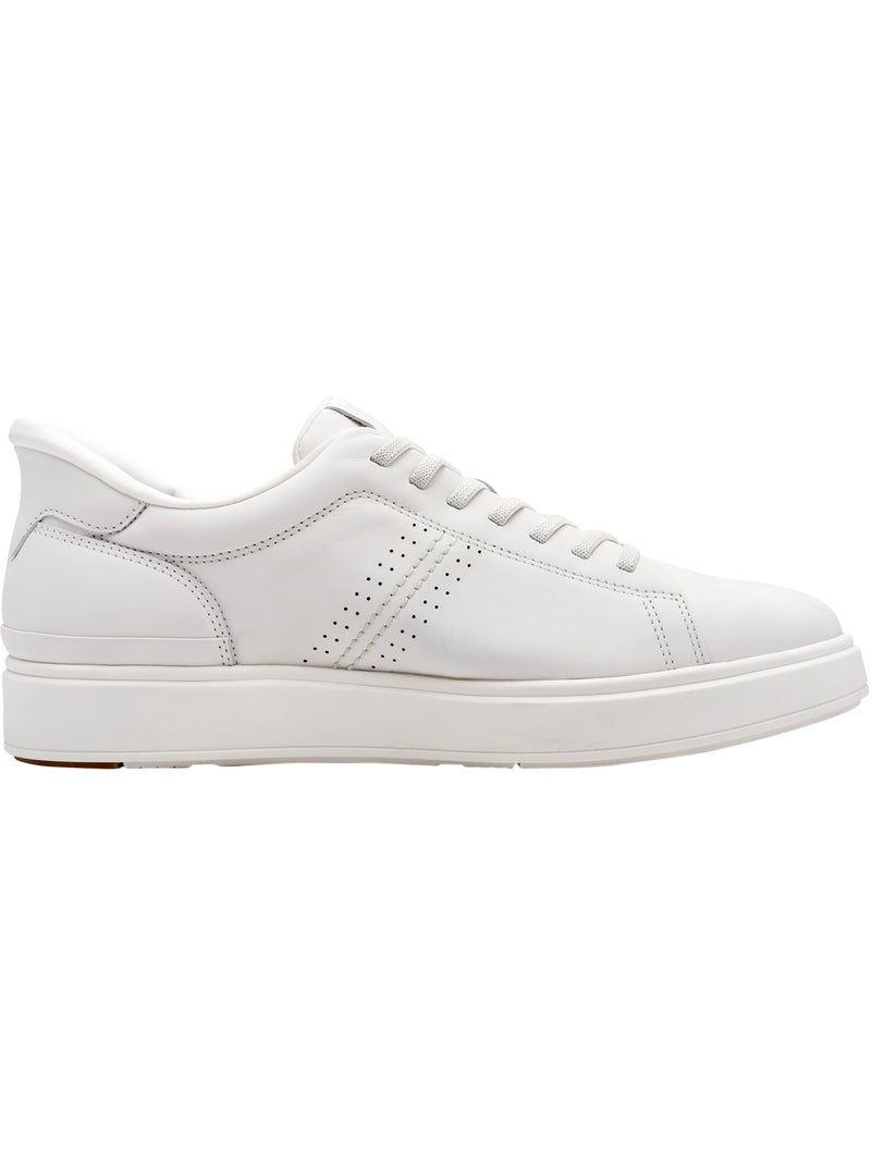Basket Basse Cuir Tamaris Blanc - Kiabi