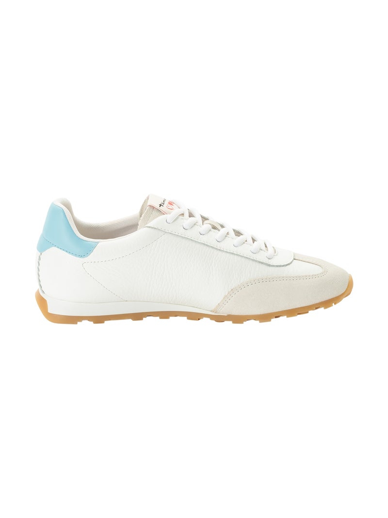 Basket Basse Cuir Tamaris Blanc - Kiabi