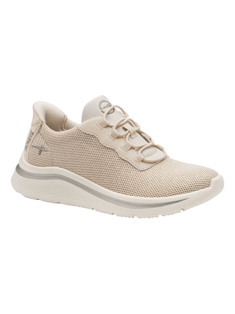 Basket Basse Cuir Tamaris Comfort Ivoire - Kiabi