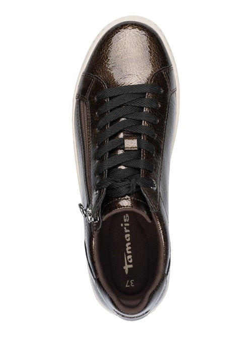 Basket Basse Cuir Tamaris - Kiabi