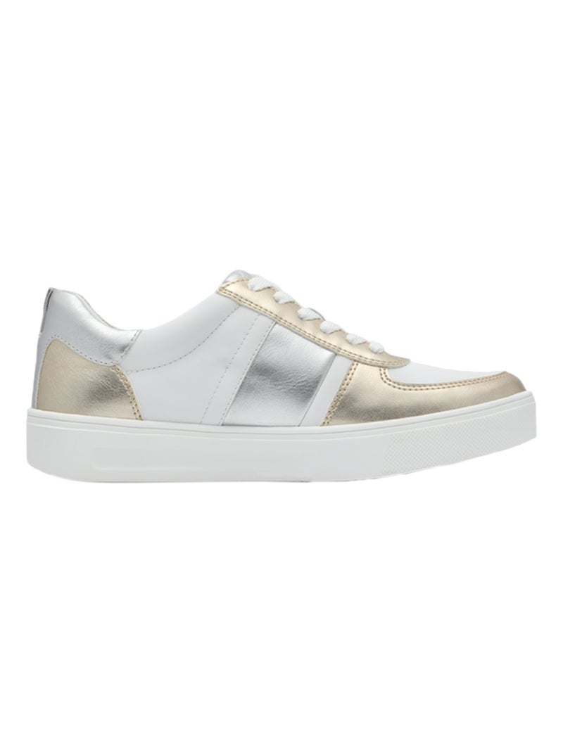 Basket Basse Cuir Tamaris Multicolore - Kiabi