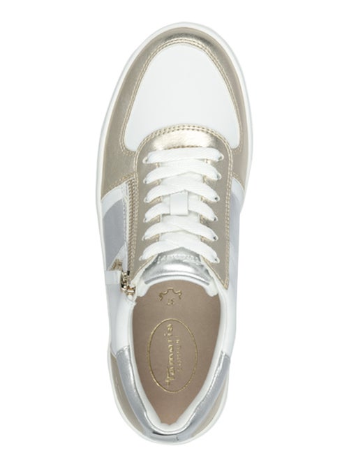 Basket Basse Cuir Tamaris - Kiabi