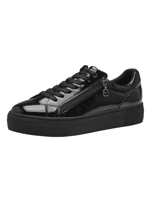 Basket Basse Cuir Tamaris - Kiabi Basket Basse Cuir Tamaris - Kiabi