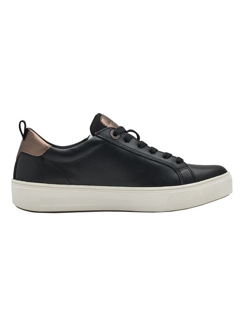 Basket Basse Cuir Tamaris - Kiabi Basket Basse Cuir Tamaris - Kiabi