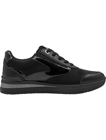 Basket basse cuir tamaris