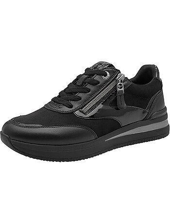 Basket basse cuir tamaris