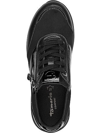 Basket basse cuir tamaris