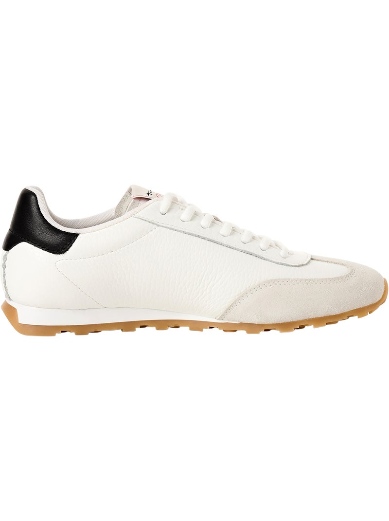 Basket Basse Cuir Tamaris Noir - Kiabi