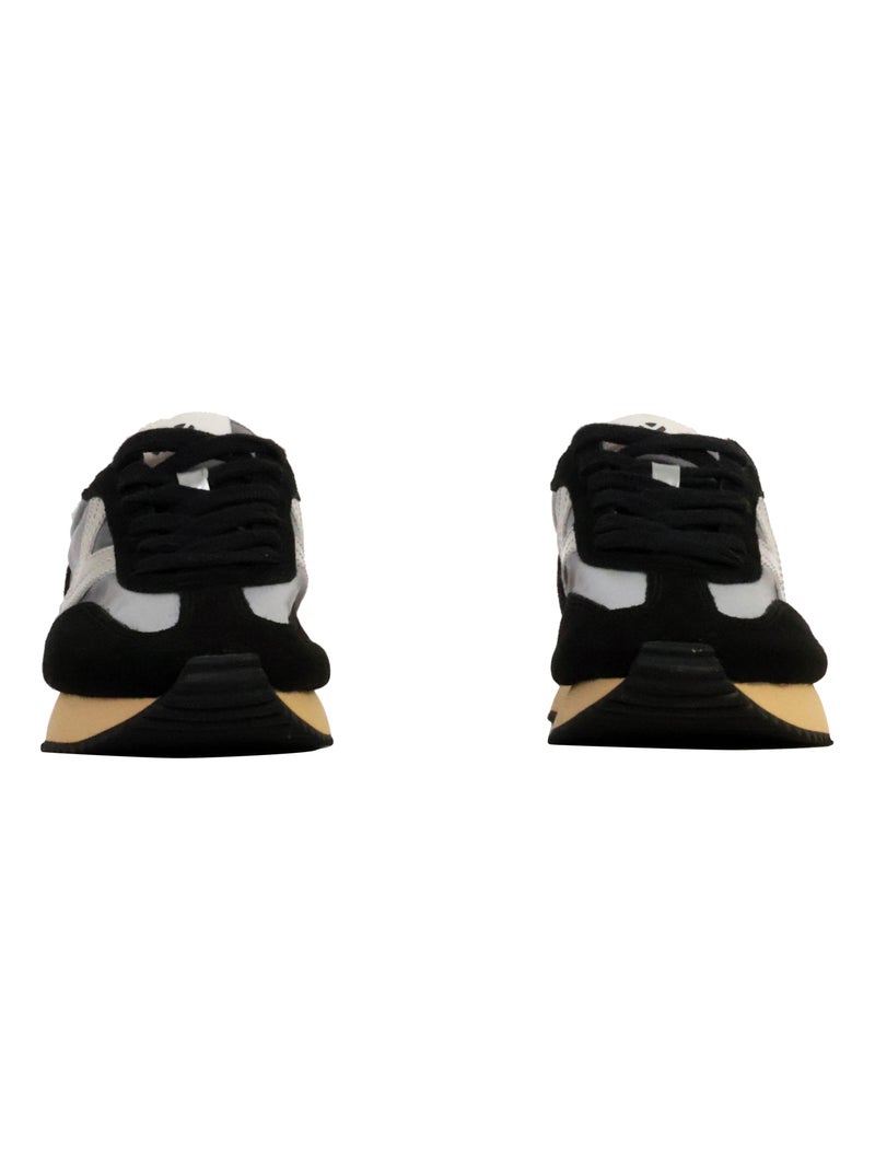 Basket Basse Cuir Victoria Bleu - Kiabi