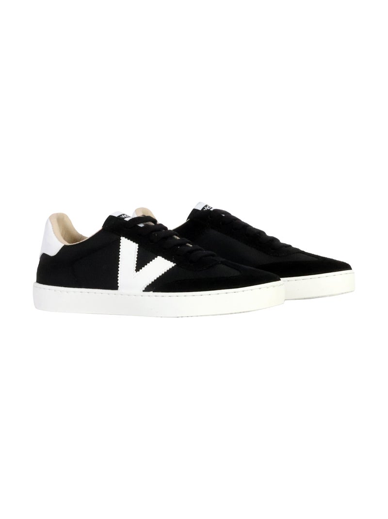 Basket Basse Cuir Victoria Noir - Kiabi
