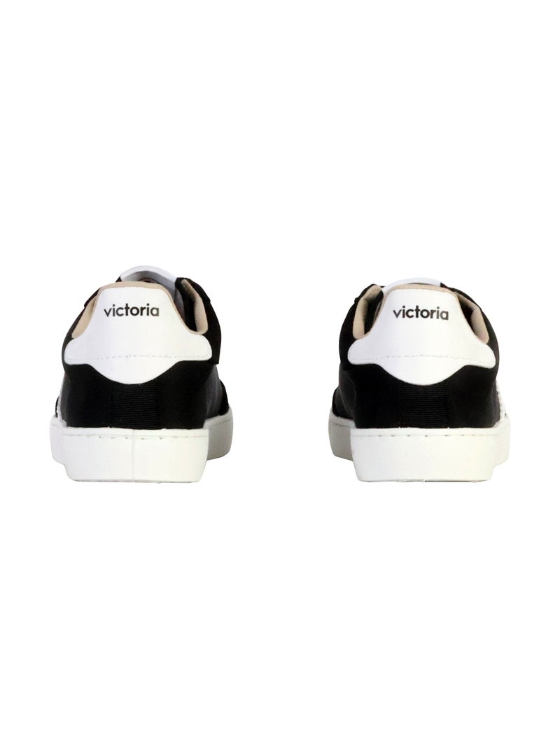 Basket Basse Cuir Victoria Noir - Kiabi