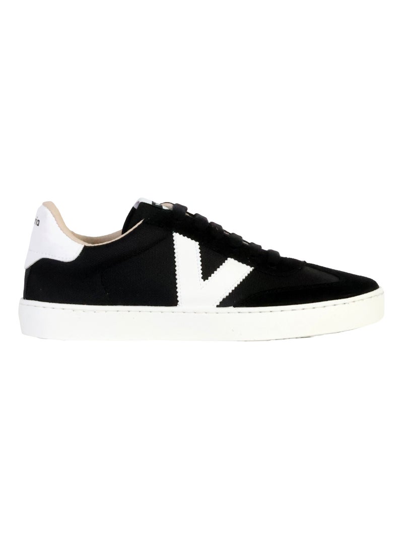 Basket Basse Cuir Victoria Noir - Kiabi