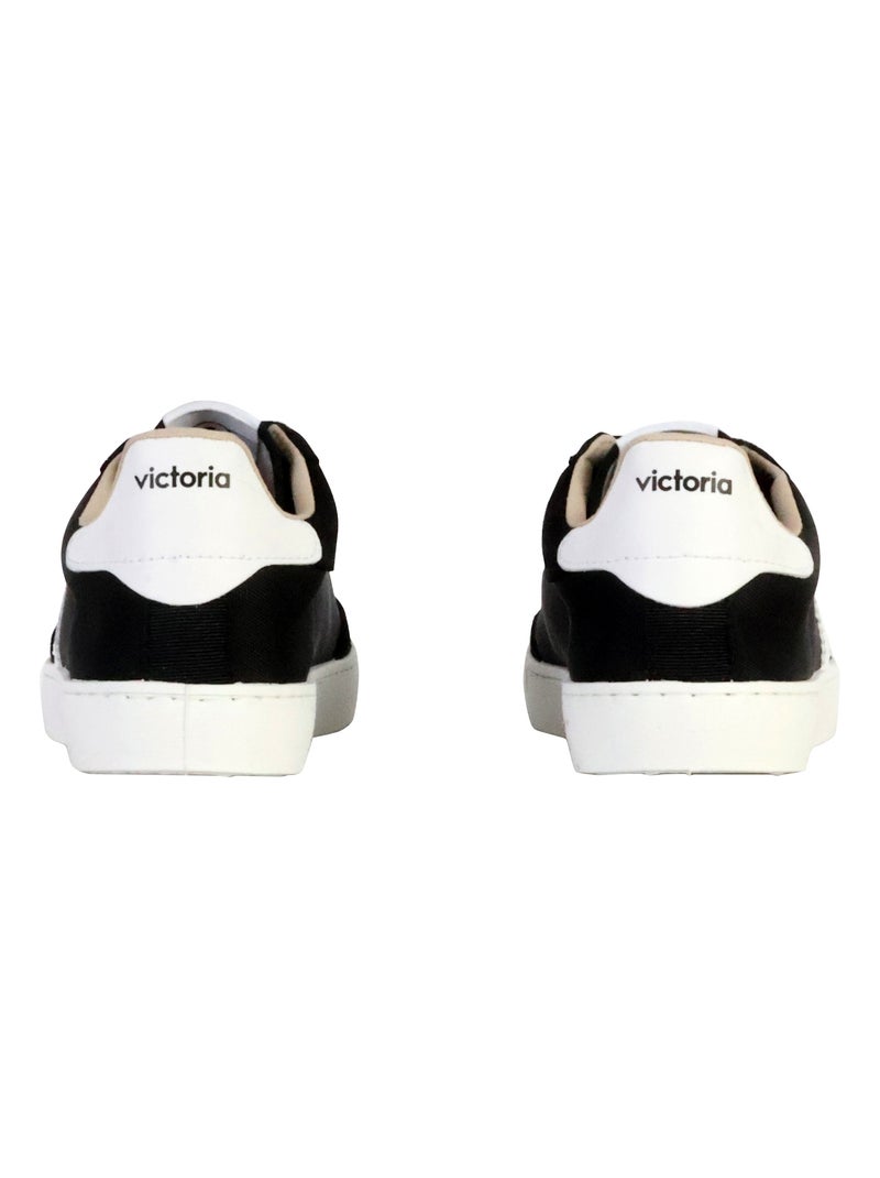 Basket Basse Cuir Victoria Noir - Kiabi